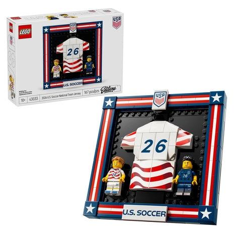 167-Piece LEGO Editions 2026 U.S. Soccer National Team Jersey Building Set