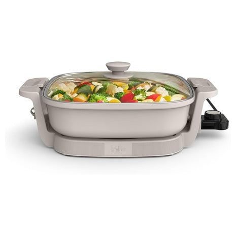 Bella 1200 Watt Make & Take Electric Skillet (12" X 12")