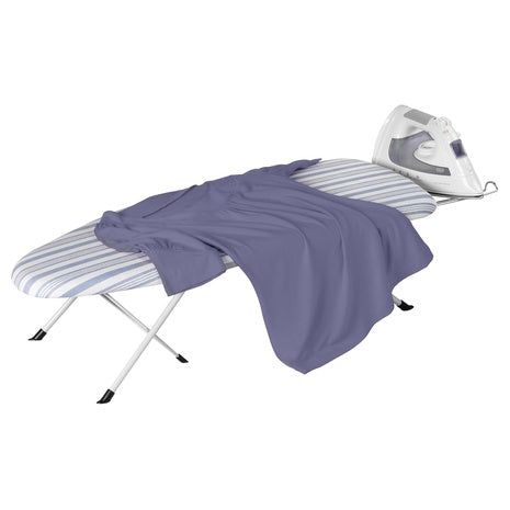 32" X 12" Honey-Can-Do Folding Tabletop Ironing Board W/Iron Rest
