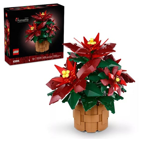 LEGO Icons Poinsettia Plant Building Kit