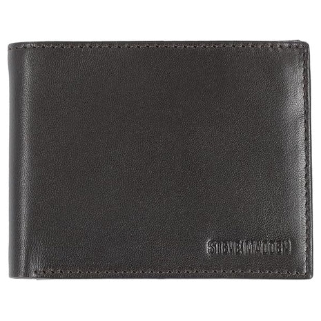 Steve Madden Men's Slim Leather Wallet