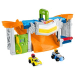 Fisher-Price Little People Hot Wheels Race & Go Track Set