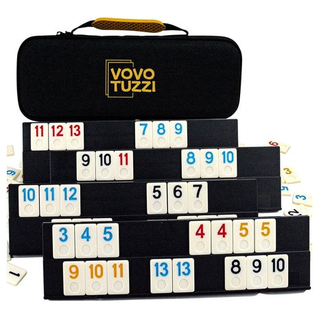 Rummy Tile Game Set with Zipper Case