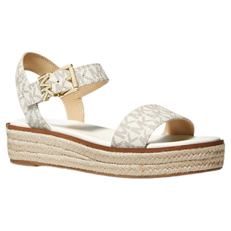 Michael Kors Women's Richie Signature Logo Platform Espadrille Sandal