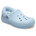Crocs Unisex Baya Lined Fuzz Strap Clogs