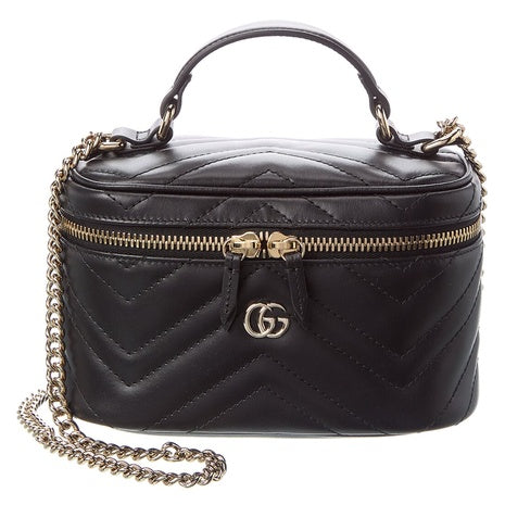 Gucci GG Marmont Mini Leather Vanity Bag