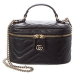 Gucci GG Marmont Mini Leather Vanity Bag