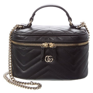 Gucci GG Marmont Mini Leather Vanity Bag