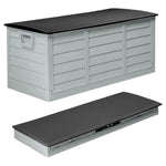 Ktaxon 75 Gal Collapsible Outdoor Plastic Storage Deck Box
