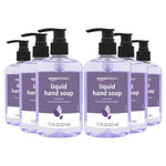 6 Bottles Amazon Basics Liquid Hand Soap