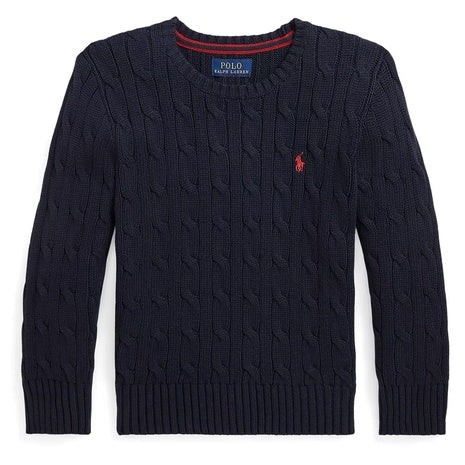 Polo Ralph Lauren Boys Cable-Knit Cotton Sweater