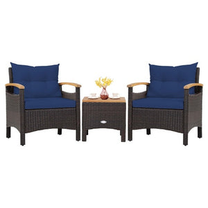 3 Piece Rattan Furniture Set