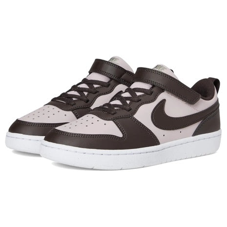 Nike Kid's Court Borough Low Recraft Shoes (Rose/Brown)