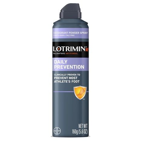 Lotrimin AF Athlete's Foot Daily Prevention Deodorant Powder Spray