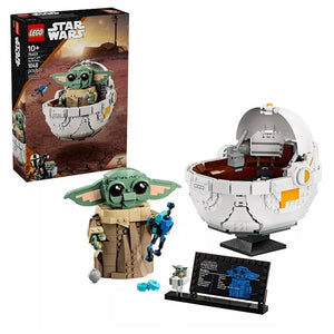 LEGO Star Wars The Mandalorian Grogu with Hover Pram Buildable Toy Figure