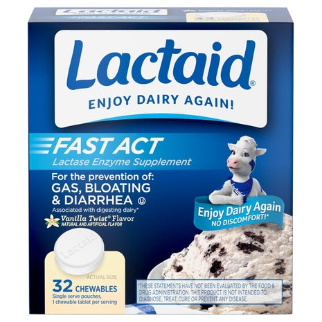 32 Lactaid Fast Act Chewables