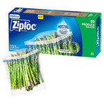 50-Count Ziploc Food Moisture Storage Produce Bags
