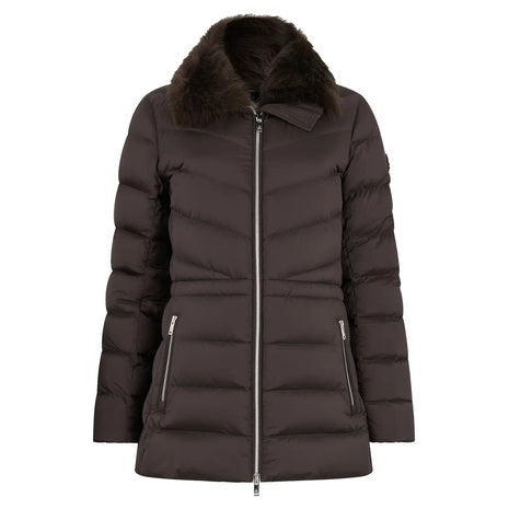 Women's Genuine Shearling Collar Jacket