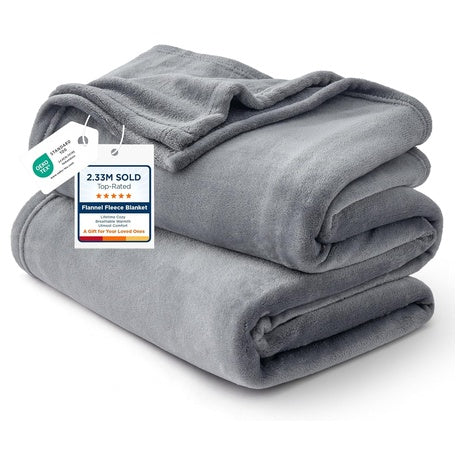 90" X 90" Bedsure Queen GentleSoft Fleece Microfiber Spring Blanket