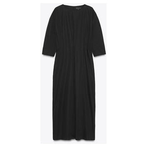 Women's Pleated Midi Dress