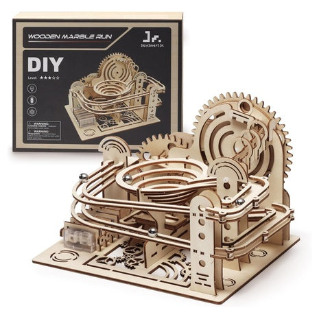 3D Wooden Marble Run Puzzle Kit