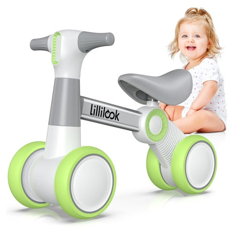 Toddler Balance Bike with 4 Wheels