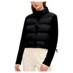 Women's Mixed Media Quilted Jacket (4 Colors)