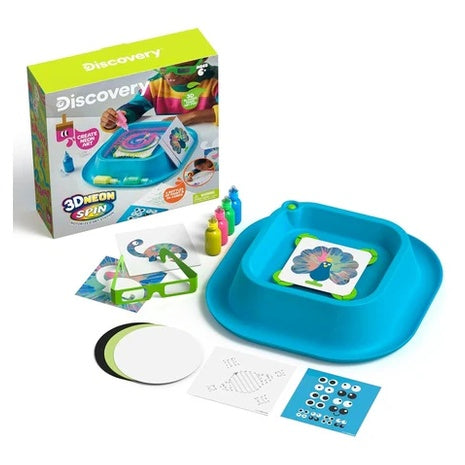 Discovery 3D Neon Spin Motorized Art Station