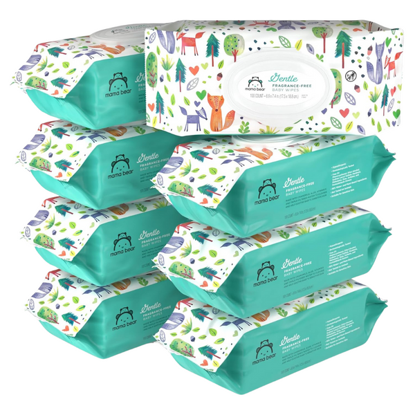800 Amazon Brand Mama Bear Baby Wipes