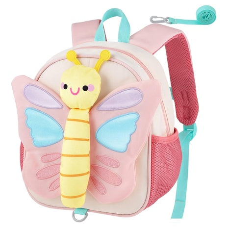 Butterfly Toddler Backpack With Leash