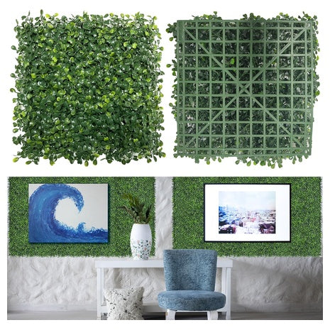 16-Pieces 10"x 10" Privacy Fence Screen Greenery Backdrop Panels