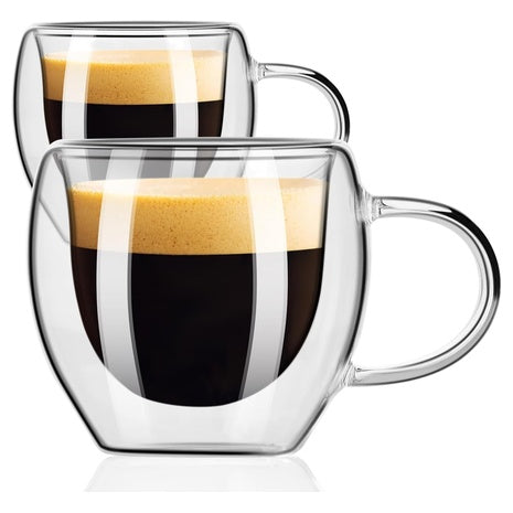 Double Walled Espresso Cups Set Of 2