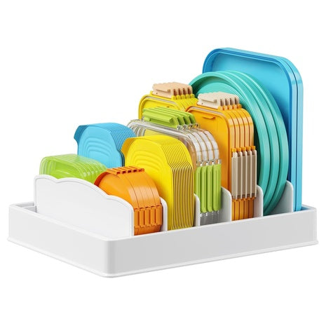 Lifewit Adjustable Lid Cabinet Organizer