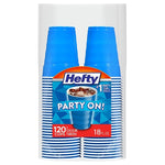 120-Count Hefty Marine Blue 18 Ounce Party Cups