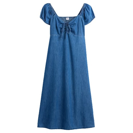 Gap Factory Women's Puff Sleeve Midi Dress (3 Colors)