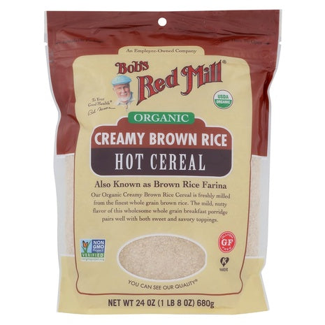 Bob’s Red Mill Organic Brown Rice Farina Hot Cereal (24oz)