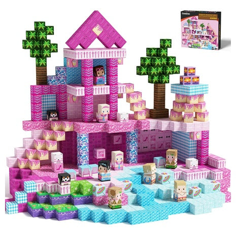 100 Magnetic Princess Building Blocks