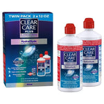 2-Pack Clear Care Plus Cleaning Solution with Lens Case (12 oz)