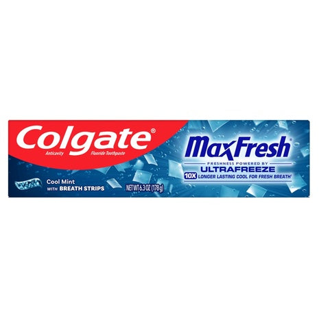 Colgate MaxFresh Cool Mint Fluoride Toothpaste (6.3 oz)