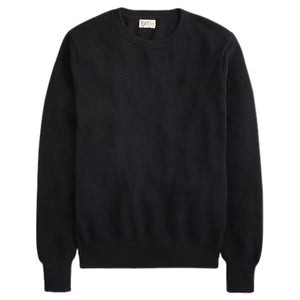 Men's Cotton Piqué-Stitch Crewneck Sweater