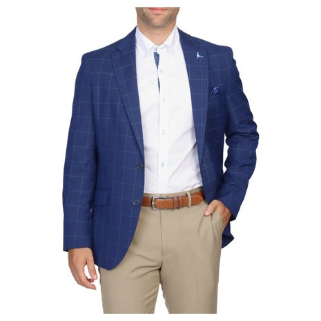 TailorByrd Men's Windowpane Sport Coat