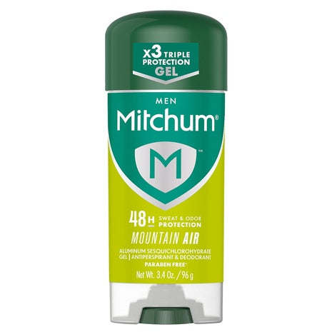 3.4 oz Mitchum Men's Antiperspirant Deodorant Gel Stick