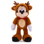 Disney Store Official Mickey Mouse Reindeer Holiday Plush