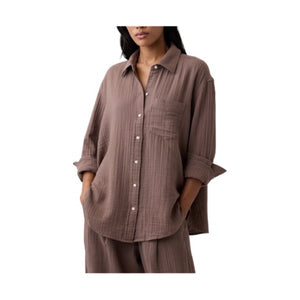 Oversized Gauze Shirt (4 Colors)