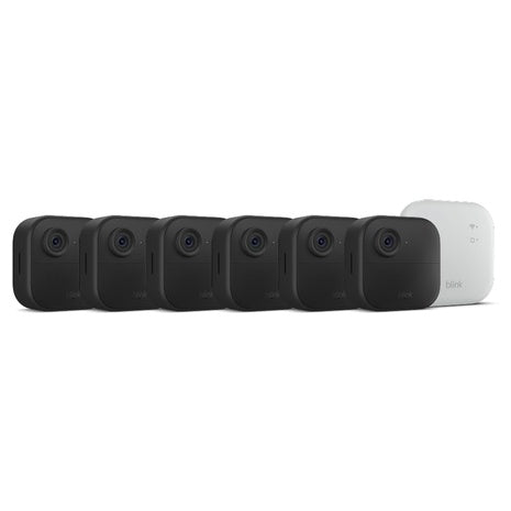 6 Blink Outdoor 4 XR Wireless Security Cameras