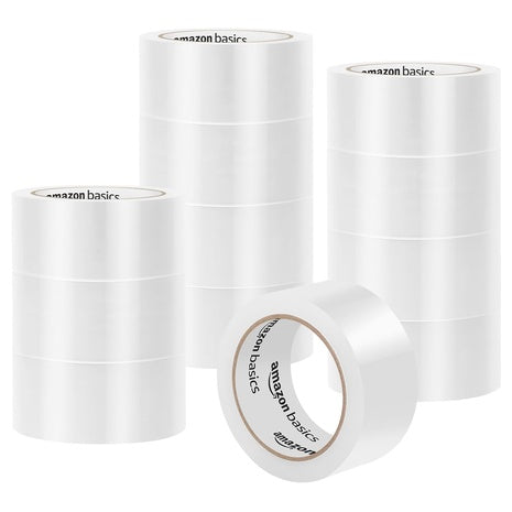 12 Rolls Amazon Basics Packing Tape