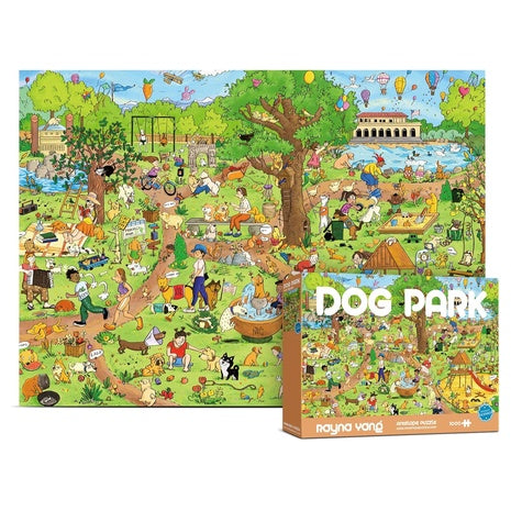 1000 Piece Dog Park Puzzle