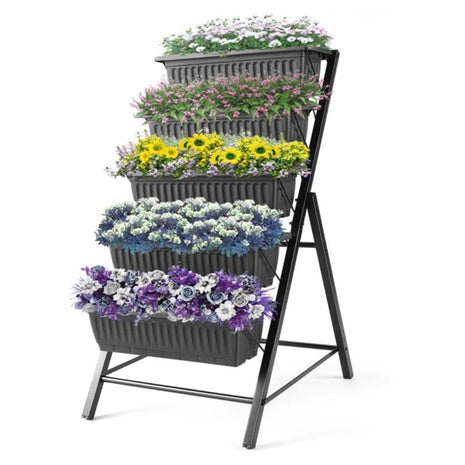 Arlmont & Co. 5-Tier Vertical Raised Garden Bed (2 Colors)