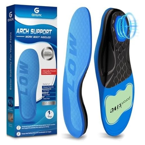 Gviipk 3.1cm Arch Support Shoes Insoles