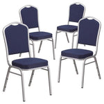 4 Flash Furniture Hercules Stacking Banquet Chairs